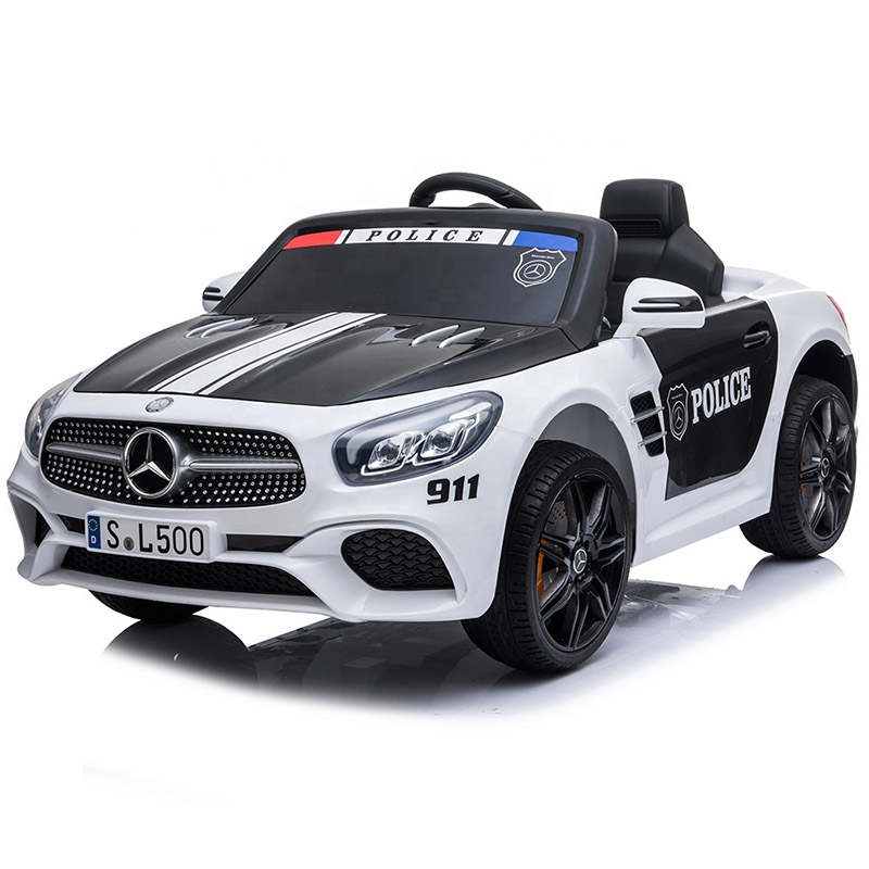 Coche de policía para niños de 12 V con licencia Benz Sl500 Edition