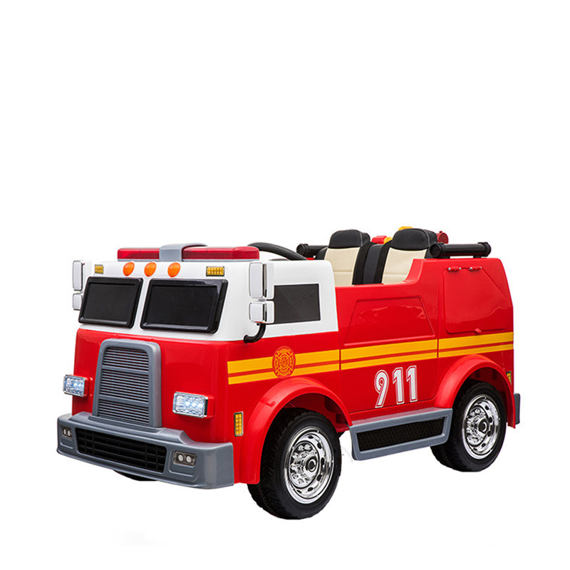 Los niños 2019 viajan en los coches electrónicos de la batería de Rc de los niños del camión de bomberos del coche 12v