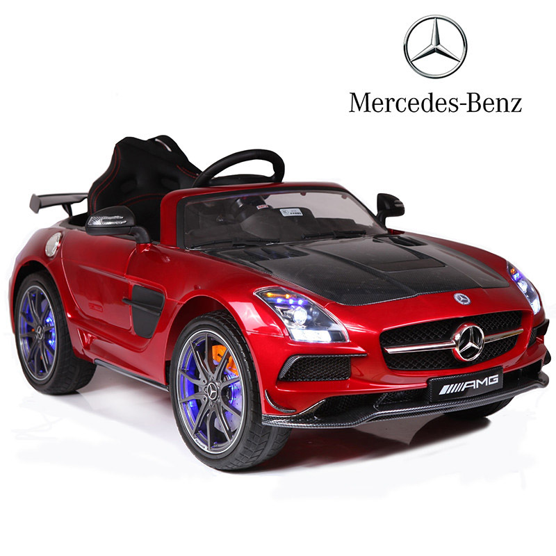 Coche de radiocontrol para niños con batería Benz, coche de juguete eléctrico para niños Mercedes