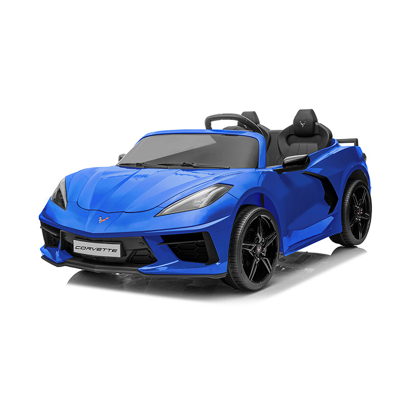 Nuevo Corvette con licencia para niños, coche eléctrico de 12v con mando a distancia