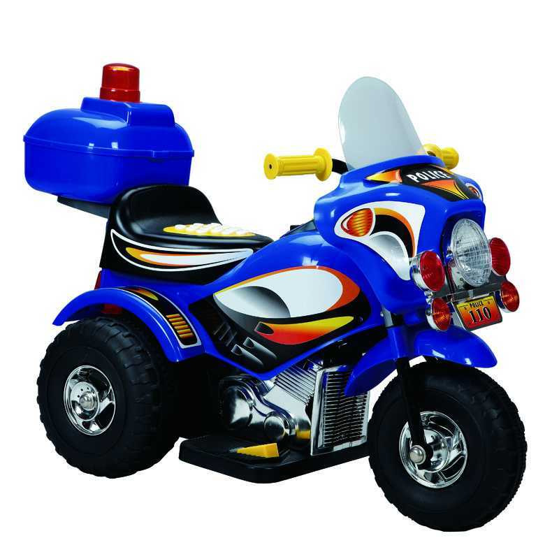 Los niños eléctricos de Power Wheels viajan en motocicleta